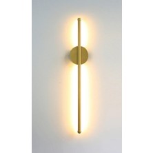 EC Shop Gündoğdu Yapı Aydınlatma Dekoratif Gold Çubuk Aplik LED 70 cm