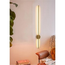 EC Shop Gündoğdu Yapı Aydınlatma Dekoratif Gold Çubuk Aplik LED 70 cm
