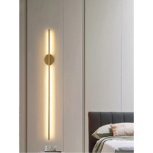 EC Shop Gündoğdu Yapı Aydınlatma Dekoratif Gold Çubuk Aplik LED 70 cm