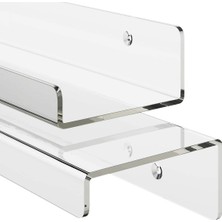 EC Shop Nobell Pleksi Raf Genişlik 60 cm x 10 cm 4 mm Pleksiden Üretilir