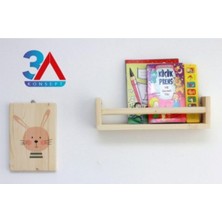 EC Shop 3A Konsept Baharatlık Raf Tekli Raf Çocuk Odası Raf Kitaplık Raf