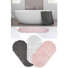 Evikonu Vantuzlu Silikon Banyo Paspası Banyo ve Duş Kaydırmazı Bath Mat