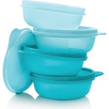Tupperware Şeker Kaplar 4'lü Kahvaltılık&buzdolabı Saklama Seti 300 ml Mavicanımevimm