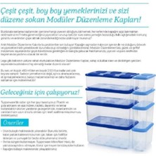 Tupperware Modüler Düzenleme Kabı 2.53 Lt Buzdolabı Saklama Kabı Mavi Hsgl