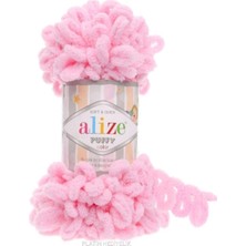 Alize Puffy El Örgü İpi 5'li Pastel Pembe 185