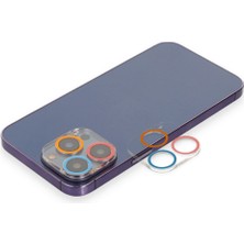 Tstore Apple iPhone 13 Pro Max Renkli Kamera Lens Koruma Cam