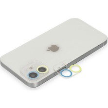 Tstore Apple iPhone 12 Renkli Kamera Lens Koruma Cam