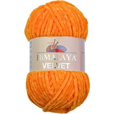 Himalaya Turuncu Velvet Kadife Ip 90016