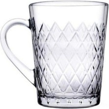 Paşabahçe 55723 Ruby Kulplu Çay-Kahve Kupası 260 cc -6 Adet
