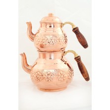 Ec Shop Uygunglobal Osmanlı Ocaklı Bakır Çaydanlık Takımı Balkon Sefası