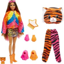 Barbie Cutie Reveal Jungle Serisi Oyuncak Bebek Desteği HKP97 - Zebra