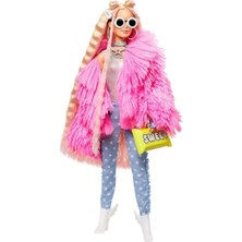 Barbie Pembe Ceketli Bebek GRN28