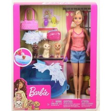 Barbie ve Köpekleri Banyo Keyfinde Oyun Seti GDJ37