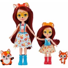 Enchantimals Kız Kardeş Bebekler Serisi HCF79 - Felicity Fox & Flick