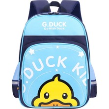 G.duck Küçük Sarı Ördek Omuz Çantası Ilkokul Öğrencileri Büyük Kapasiteli Okul Çantası Çocuk Yük Azaltıcı Sırt Koruma Ilkokul Okul Çantası (Yurt Dışından)