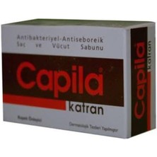 Capila Katran 90 G Kepeğe Karşı Katranlı ve Kükürtlü Saç ve Vücut Sabunu