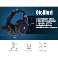 Hp Oyuncu Kulaklık H-320GS USB Kablolu Orjinal 1 Kalite Mikrofonlu Işıklı 7.1 Surround