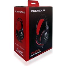 Polygold PG-6920 Ledli Gaming Mikrofonlu Oyuncu Pc Kulaklığı 3.5 mm Jack