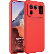 Microsonic Xiaomi Mi 11 Ultra Kılıf Groovy Soft Kırmızı