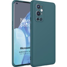 Microsonic Oneplus 9 Pro Kılıf Groovy Soft Koyu Yeşil