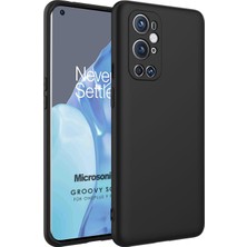 Microsonic Oneplus 9 Pro Kılıf Groovy Soft Siyah