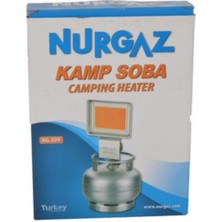 Nurgaz Tüplü Kamp Soba Tüp Üstü Isıtıcı