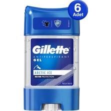 Gillette Antiperspirant Gel Arctic Ice 70 ml - 6 Adet