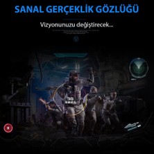 Peeq SC-G02ED 3D Ios ve Android Ile Uyumlu Sanal Gerçeklik Gözlüğü