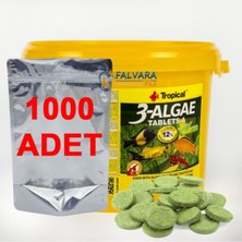 Tropical 1000 Adet 3-Algae Tablets A Balık Yemi