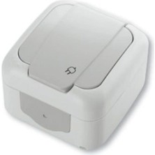 Viko Palmiye Topraklı Priz Kapaklı - Nemli Yer