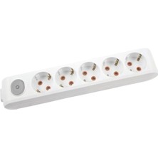 Viko Multi-Let Beşli Priz Anahtarlı Topraklı Klemensli