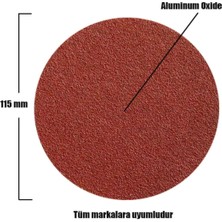 Ugr 50 Adet Cırt Zımpara Spiral Avuç Taşlama 115 mm (60 Kum)