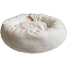 Brt Pet Peluş Simit Kedi Yatağı, Küçük Irk Köpek Yatağı, 55 769443293978