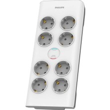 Philips Sekizli Akım Korumalı Priz 900J (2m)