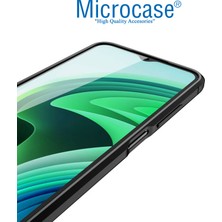 Microcase Xiaomi Redmi Note 11E / Redmi 10 5g Leather Serisi Deri Efekt Silikon Kılıf - Siyah AL3337