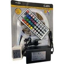 Cata CT-4558 Rgb Şerit LED Seti ( 5 mt Rgb LED 15 Renk + Trafo + Rgb Kumanda )