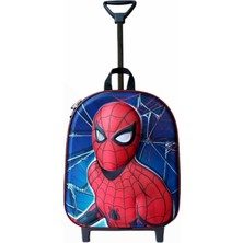 Hızırım Spiderman Kreş Anaokulu Ilkokul Çekçekli Çocuk Sırt Çantası