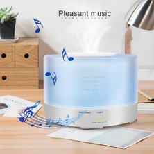 Xhltd 500 ml Bluetooth Müzik Aroma Difüzör LED Renk Değiştirme 12 W Ev Ultrasonik Nemlemdirici (Yurt Dışından)