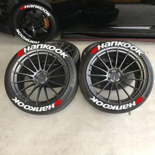 EC Shop Bombtire Hankook Lastik Yazısı 2.5 cm Motorsiklet ve Araçlar Için Lastik Sticker