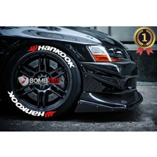 EC Shop Bombtire Hankook Lastik Yazısı 2.5 cm Motorsiklet ve Araçlar Için Lastik Sticker