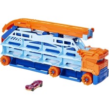 EC Shop Hot Wheels Hız Rampalı Tır, Taşıyıcı Tır, 1 Adet Araba Dahil, 20'den Fazla 1:64 Ölçekli A