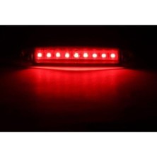 EC Shop Emır 10 Adet 9 Ledli Parmak LED Dorse Lamba 12V-24V Kırmızı Renk