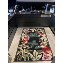 Rugs Modern mira 1168 Papağan ve Botanik Dokuma Taban Halı