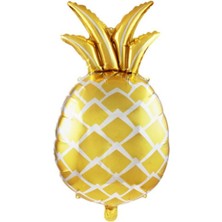 Pandoli Hawai Yaza Merhaba Ananas Şekilli Süpershape Folyo Balon 1 Adet 48X80 cm