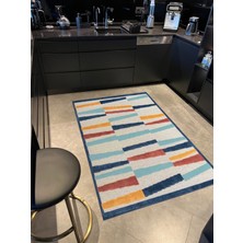 Rugs Modern mira  1079 Çizgili Geometrik Desen  Dokuma Taban Halı