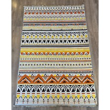 Rugs Modern Mira T-504 Etnik Desenli Sarı Halı