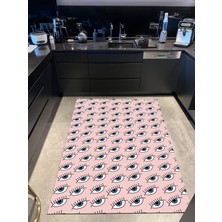 Rugs Modern mira  1053 Pembe Mavi Göz Dokuma Taban Halı