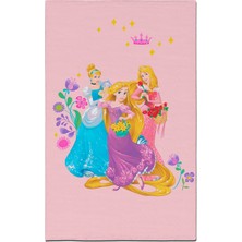 Rugs Modern mira 968 Prenses Temalı Pembe Dokuma Taban Halı