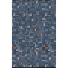 Rugs Modern mira 943 Jean Desenli Kot ve Patchwork Görünüm  Dokuma Taban Halı