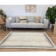 Rugs Modern Mira 2094 Gri Minimalist Çizgili Desen Halı